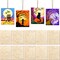 10PCS Large Halloween Unfinished Wood Crafts to Paint for Adults Kids